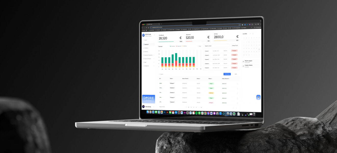 DCORE Dashboard View
